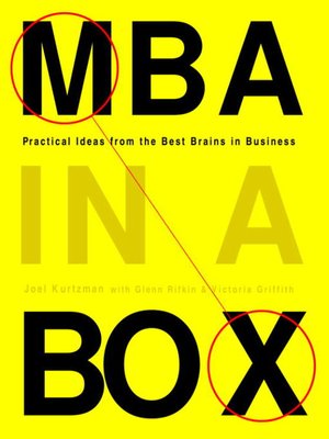 cover image of MBA in a Box